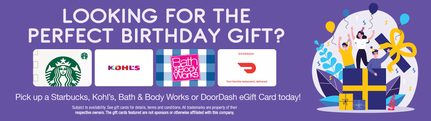 Samsung Gift Card mall - find a perfect gift card for any birthday.